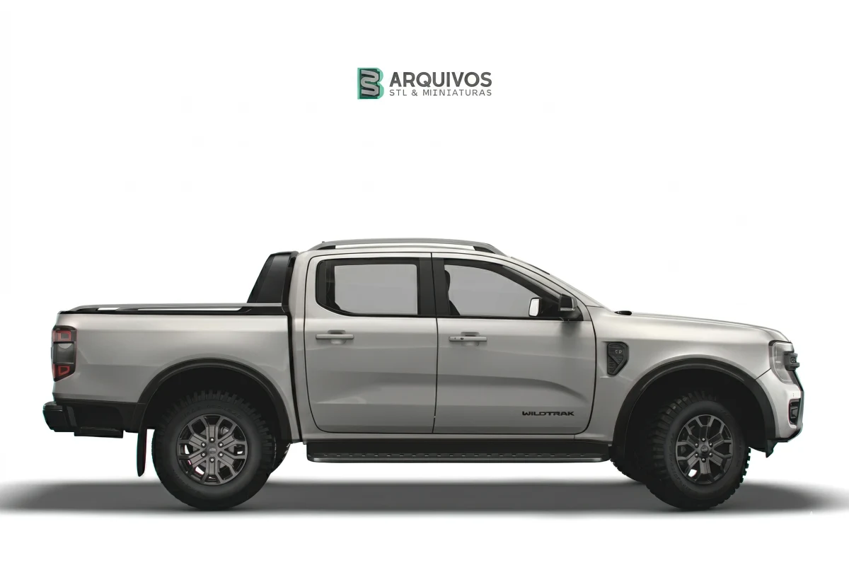 Modelo 3D STL - Ford Ranger Wildtrak Double Cab 2023 — foto 2